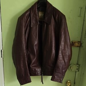 Men's Brown Leather Jacket